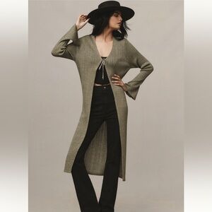 Anthropologie Long Shine Cardigan Sweater